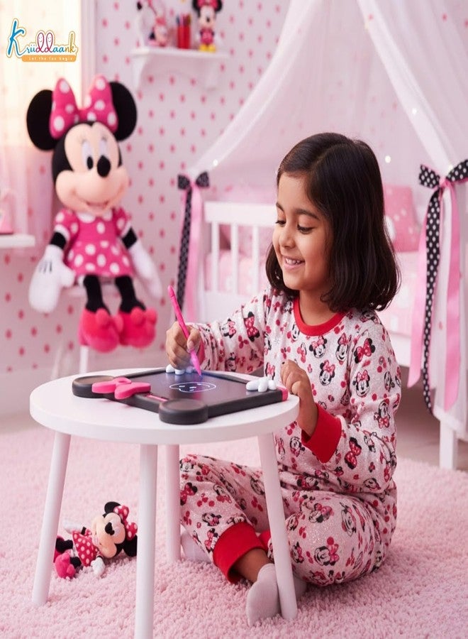 Kriiddaank Minnie LCD Writing Magic Tablet 9 Inch, Electronic Drawing Pad for Kids, Preschool Education Toy, Toddler Travel Game for Boys & Girls, Birthday Gift for 3 4 5 6 7 8 9 Year (Pink) - Image 5